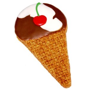 Pawsitively Ice Cream Cone Cookies