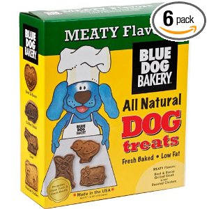 Blue Dog Bakery Natural Low Fat Dog Treats, Meaty Flavors