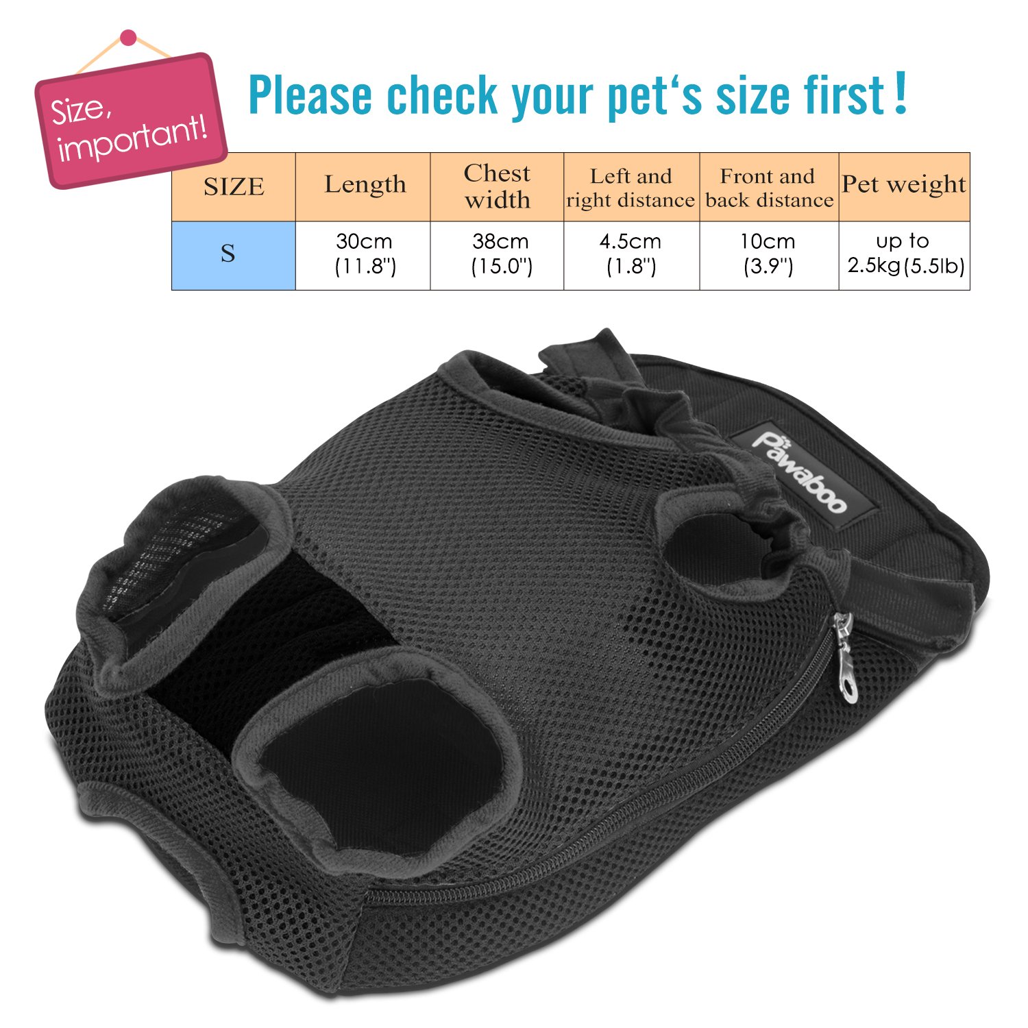 Pawaboo Dog Carrier Backpack