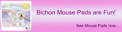 Bichon Frise mouse pads