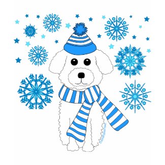 Winter Bichon Tee Shirts